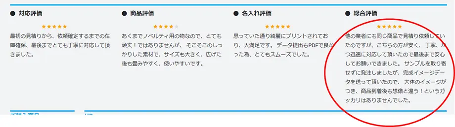 バズノベルティはリーズナブルな価格で良質の商品を提供します。