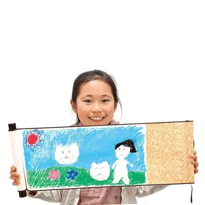 テーマを決めてお子様に書いてもらい、店内に張り出しても面白いですね。 テーマを決めてお子様に書いてもらい、店内に張り出しても面白いですね。