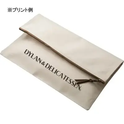ナチュラルへのシルク印刷1色名入れの例。シンプルデザインがおすすめです。 ナチュラルへのシルク印刷1色名入れの例。シンプルデザインがおすすめです。
