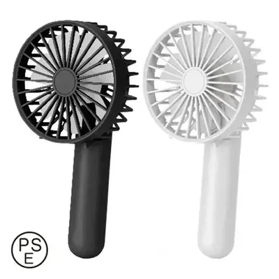 本体色が黒と白から選べます。蓄電池付き電動ファン。 本体色が黒と白から選べます。蓄電池付き電動ファン。