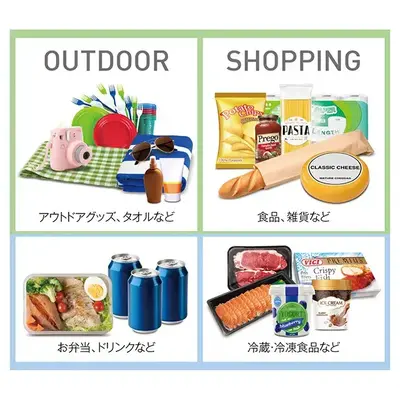 アウトドアやお買い物に使い勝手のいいバッグです。 アウトドアやお買い物に使い勝手のいいバッグです。