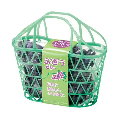 果汁100%でできたゼリー。ぶどう味 果汁100%でできたゼリー。ぶどう味