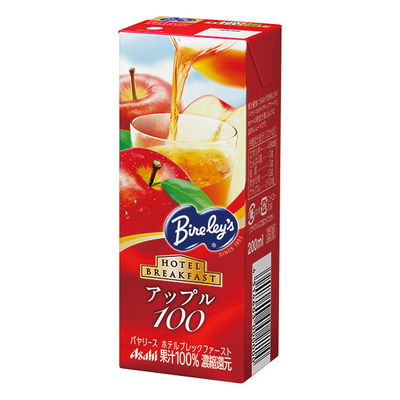 「バヤリース」ホテルブレックファースト アップル 100 (LL) 紙パックスリム200ml 「バヤリース」ホテルブレックファースト アップル 100 (LL) 紙パックスリム200ml