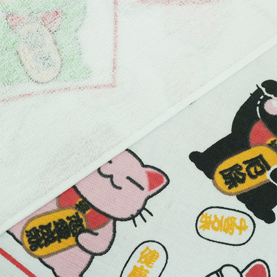 プリントがきれいな片毛仕様。 プリントがきれいな片毛仕様。