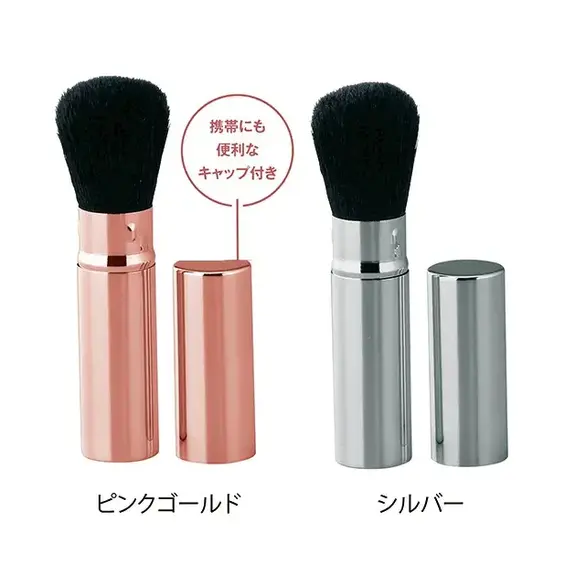 外出先、旅行先などにも携帯したいブラシ。上品にツヤめくケースで、高級感をさり気なく。