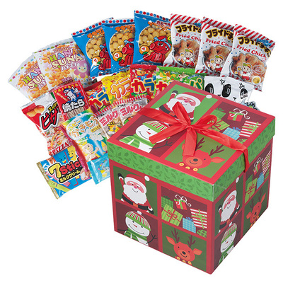 【特賞】クリスマスBOX(お菓子約30個入) 【特賞】クリスマスBOX(お菓子約30個入)