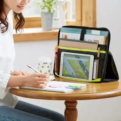 タブレットスタンドとしても使えます。 タブレットスタンドとしても使えます。