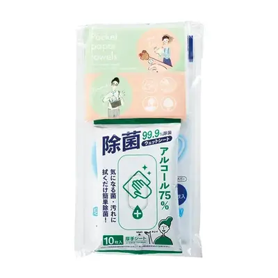 透明袋にセットされています。 透明袋にセットされています。