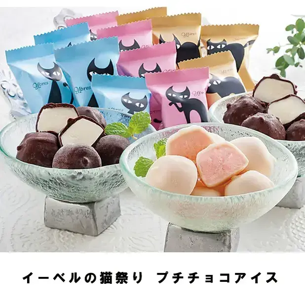 一口サイズのプチチョコアイスです。