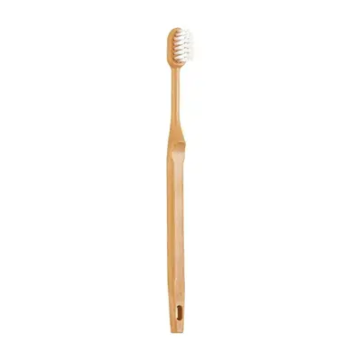 竹の粉末を35%配合し、環境へのやさしさを伝えるエコな歯ブラシです。