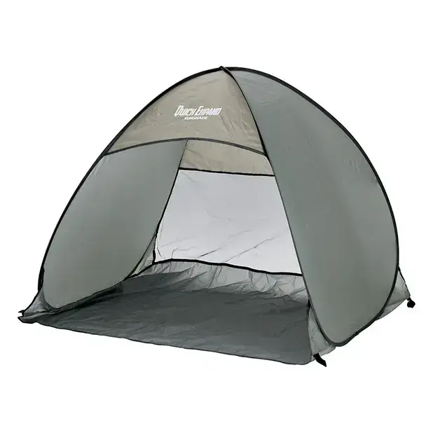 アウトドアでの遮光に便利なコンパクトサイズのテントです。