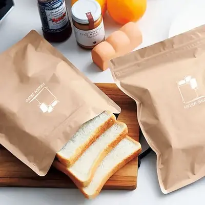 パンの保存にオススメな冷凍保存パックです。