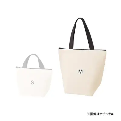 Mサイズの他、Sサイズ（ランチトートサイズ）もご用意しました。