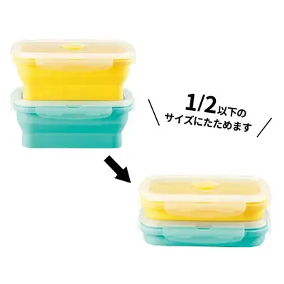 収納時には1/2以下のサイズに! 収納時には1/2以下のサイズに!