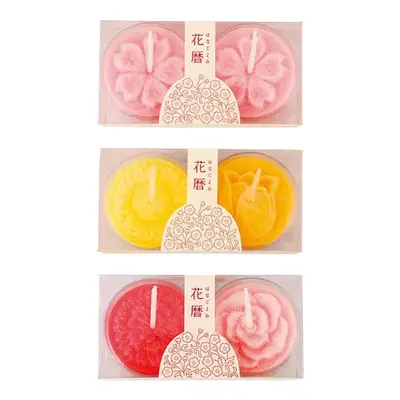 花暦・キャンドル2Pセット 花暦・キャンドル2Pセット
