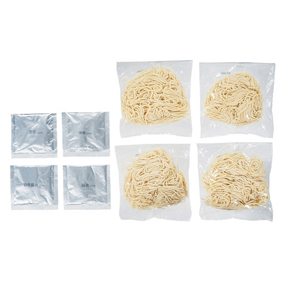 麺100ｇ×4  醤油スープ×1  豚骨スープ×1  豚骨醤油スープ×1  味噌スープ×1