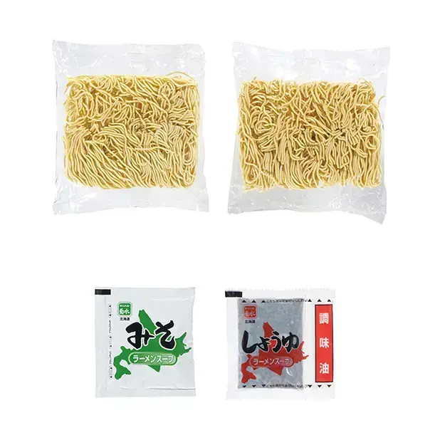 熟成乾燥麺80ｇ×2  みそスープ40ｇ×1  しょうゆスープ36ｇ×1