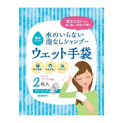 水のいらない泡なしシャンプーウェット手袋 水のいらない泡なしシャンプーウェット手袋