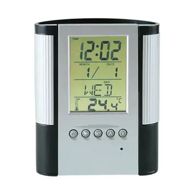 時計・カレンダー・アラーム・タイマー・温度計を表示します。