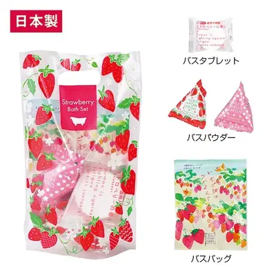 3種の入浴剤がセットになったフルーツバスギフトです。 3種の入浴剤がセットになったフルーツバスギフトです。