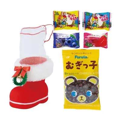 【C賞】サンタブーツＳサイズ(お菓子5個入)
