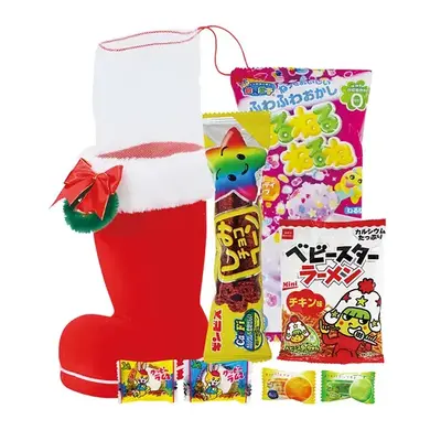 【A賞】サンタブーツBIGサイズ(お菓子7個入)