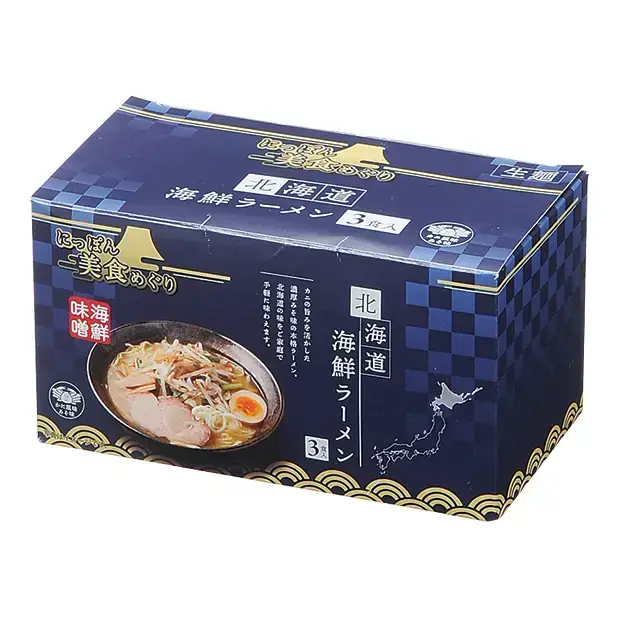 あじ、素材にこだわりの日本美食めぐり共通デザインのパッケージです。