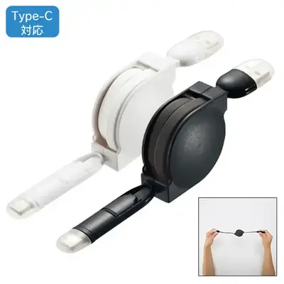 Type-C、microUSBの両方に対応。 Type-C、microUSBの両方に対応。