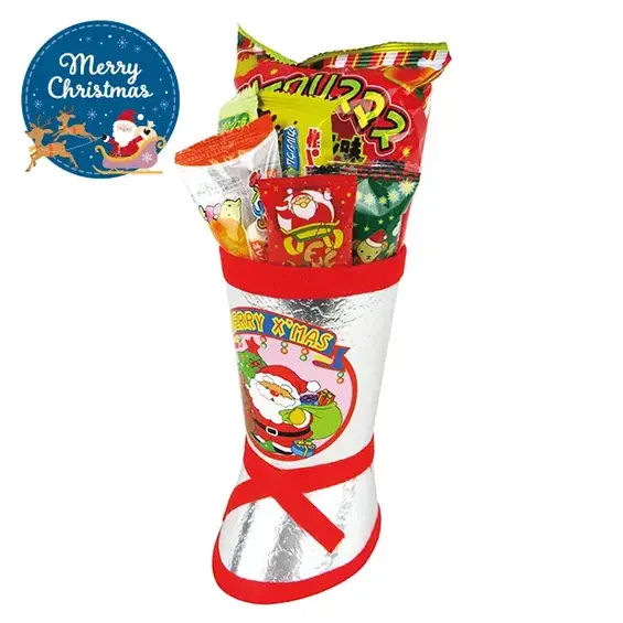 お菓子6点が入ったボリューム満点のクリスマスブーツです。