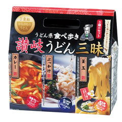 うどん県食べ歩き 讃岐うどん三昧3食組