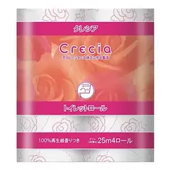 クレシア トイレットロール4ロールダブル(25m)