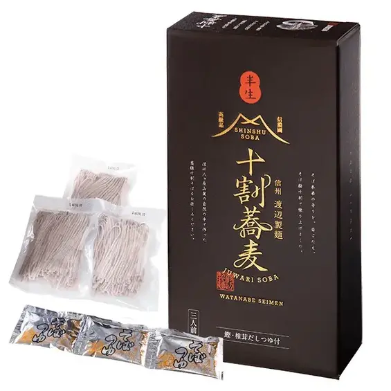 信州生十割そば3人前