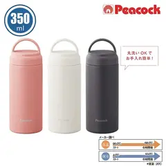 ピーコック・真空ステンレスボトル350ml(スクリューマグタイプ)