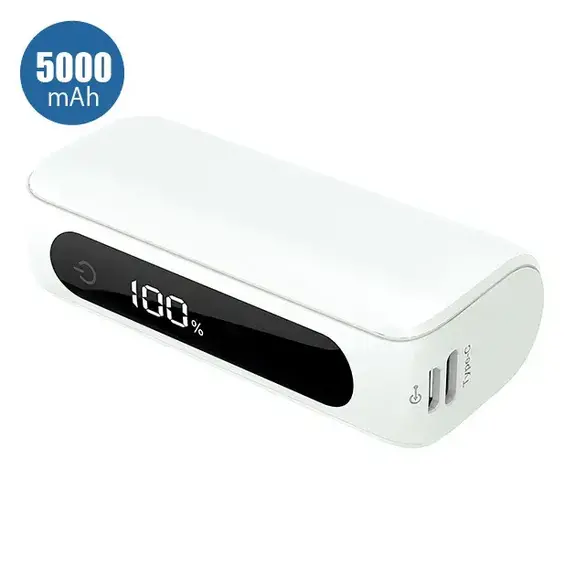 液晶表示付きモバイルバッテリー5000mAh