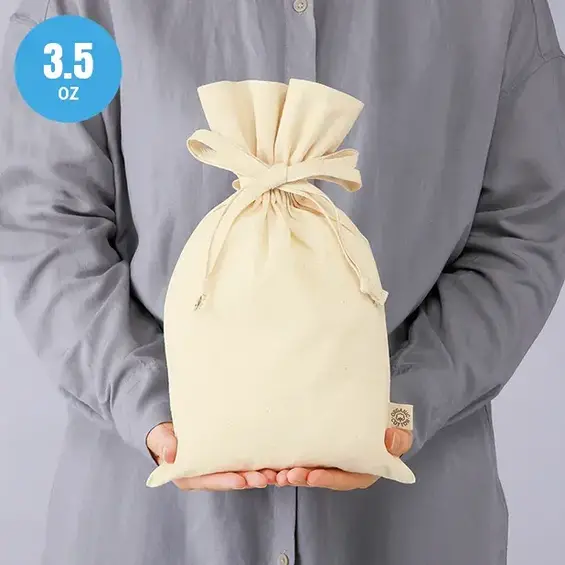 3.5オンス オーガニックコットンギフト巾着(M)