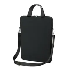 PCタブレット用クッションケース L ブラック ショルダー付