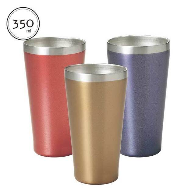 真空ステンレスカラフルタンブラー350ml