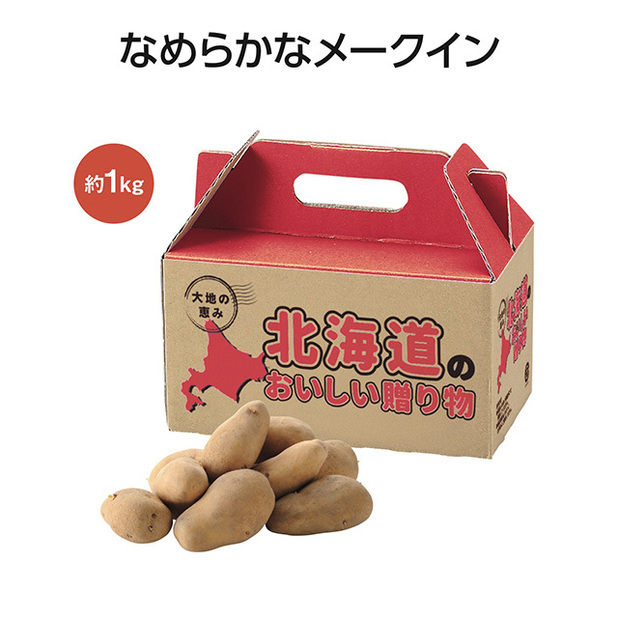 大地の恵み 北海道産じゃがいも1kg メークイン