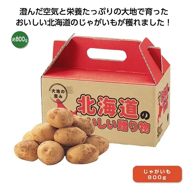 大地の恵み北海道産じゃがいも800g