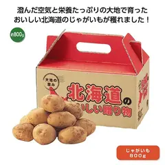大地の恵み北海道産じゃがいも800g