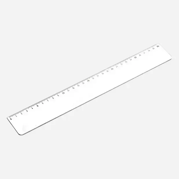 PR定規ホワイト30cm