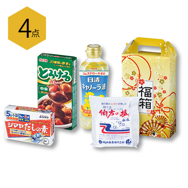金扇福箱 料理のお供4点セット
