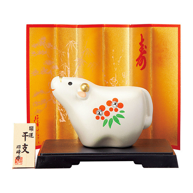 開運福丑(スワロフスキー)