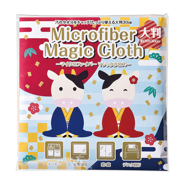 干支 マイクロファイバークロス1枚入