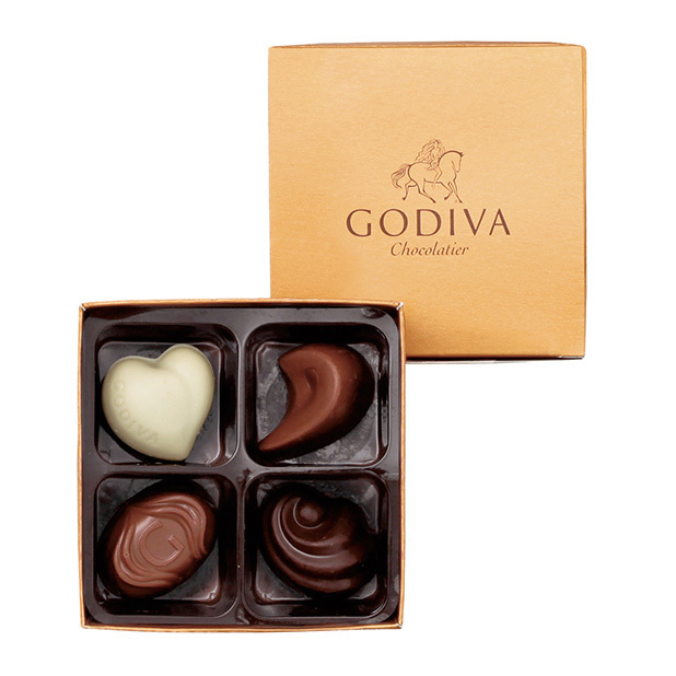 GODIVA コフレゴールド4粒