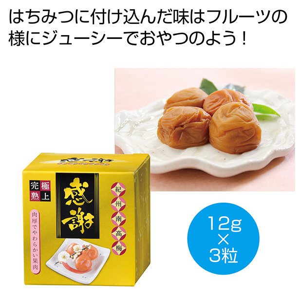 感謝 紀州南高梅はちみつ味