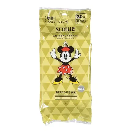 スコッティキャラクター除菌ウェットティシュー30枚