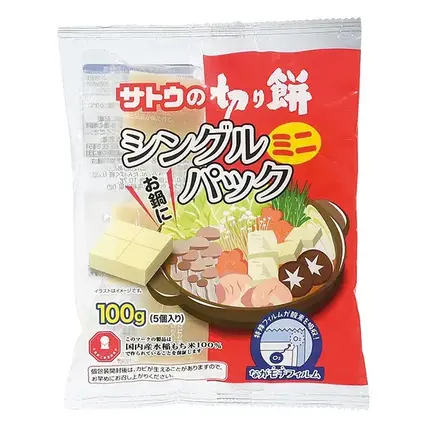 サトウの切り餅シングルパックミニ100g