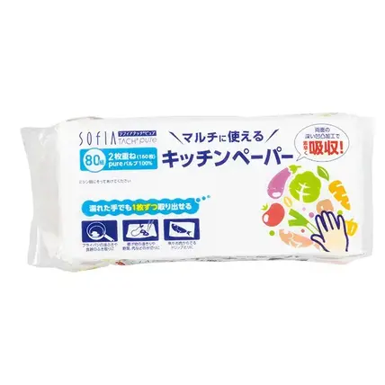 ソフトパックキッチンペーパー80W