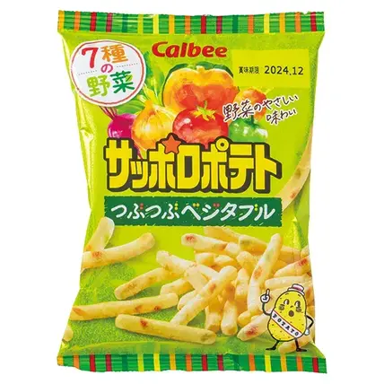 カルビー サッポロポテトつぶつぶベジタブル24g
